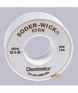 50-5-25 Soder-Wick Rosin Desoldering Braid 0.145In/3.7Mm 25Ft - $59.66