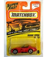 Matchbox Diecast Car Dodge Viper RT/10 Super Fast Action System 1995 - $12.78