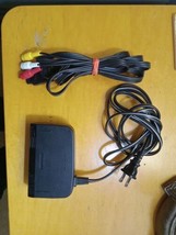 OEM Nintendo 64 N64 AC Power Supply NUS-002 AC Adapter &amp; OEM AV Cable  - £22.00 GBP