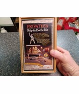 Vintage Privateer Ship in a Bottle Model Kit by Authentic Models Undone - $40.72 CAD
