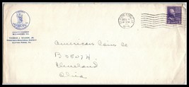1938 US Cover - Senator Thomas Wilson, Clifton Forge, VA to Cleveland, OH D4 - £2.31 GBP