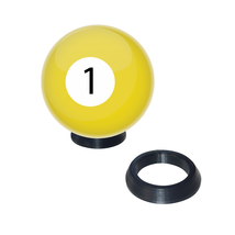 2 pc Pool / Billiard Ball Display Stand, Mount, Holder, Trophy, Black, NEW - £1.57 GBP