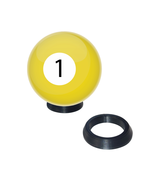 2 pc Pool / Billiard Ball Display Stand, Mount, Holder, Trophy, Black, NEW - $2.72 CAD