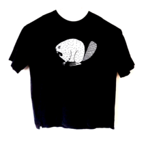 Duluth Trading Co. T Shirt Mens Size 2XL Black Beaver Knit 100% Cotton R... - $19.75