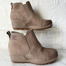 Sorel Evie Chelsea Boot Waterproof Leather Suede Wedge Heel - Women’s Si... - $59.58 CAD