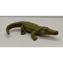 2001 Realistic 5&quot; Green Wind-Up Alligator Crocodile - $10.59