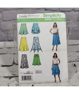 Simplicity Misses&#39; Skirt Pattern 2449 Size 6-14 UNCUT - £5.20 GBP