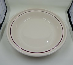 Longaberger Pottery Woven Traditions Heritage Red Pie Plate - $34.99