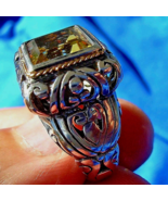 Designer Sterling Silver 18k Gold Cable Rope Ring Vintage Statement SIZE... - $13,768.64 MXN