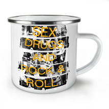 Sex Drugs Rock Roll NEW Enamel Tea Mug 10 oz | Wellcoda - £18.33 GBP