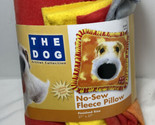 The Dog Collection Blanket Kit Fleece No-Sew Pillow Craft Kit Opened - $13.48