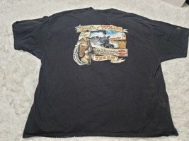 Harley-Davidson Six Shooter Junction Waco Texas 4XL T-Shirt Distressed 2... - $17.38