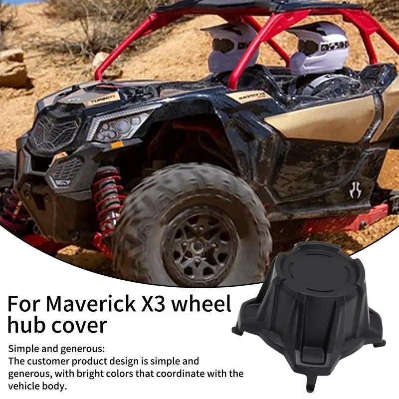 ATV Wheel Center Hub Caps Stylish Decorative Hubcaps for Maverick X3 Beach 201 - £30.53 GBP