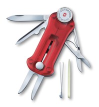 Victorinox Golf Tool Swiss Army Knife Red and Black Sheath/Case - £81.25 GBP