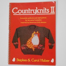 Countryknits II Volume 2 Stephen Carol Huber Craft Book 1st Edition Vintage 80s - £23.24 GBP