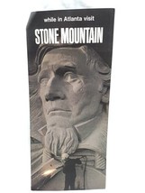 Vintage Atlanta Stone Mountain Pamphlet Brochure - $9.89