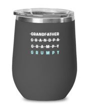 Wine Glass  Tumbler Stainless Steel Funny grandfather grandpa grampy grumpy  - £25.76 GBP