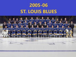 2005-06 St. Louis Blues Team 8X10 Photo Hockey Picture Nhl - $4.94