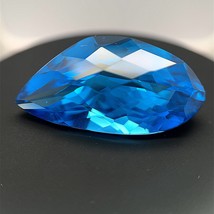 32.50 Cts of 30x21x15 mm AAA Fancy Swiss Blue Topaz ( 1 pc ) Loose Gemstone - £167.97 GBP