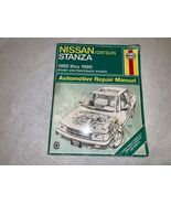 NISSAN/DATSUN STANZA 1982-990 SEDAN HATCHBACK HAYNES 72060 AUTO REPAIR M... - $19.00