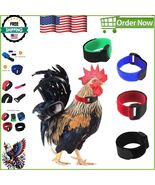 Adjustable No-Crow Chicken Collar - 4 Pack Anti-Hook Noise Reduction Nec... - $14.61 CAD