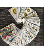 Set of 2 Original MOROCCO PLAYING CARDS 40 Cartes  jeu naipes &amp; spanish CRD - £15.40 GBP