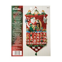 Bucilla Must Be Santa Advent Calendar Felt Applique Kit  - £98.84 GBP