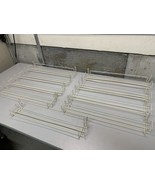 9 Pack of 24” Steel Wire Hook Racks - SEE ALL PICTURES, SOME HAVE BENDS - $73.26