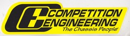 2 COMPETITION ENGINEERING STICKER DRAG RACING DECAL HOT ROD CHASSIS - £7.95 GBP