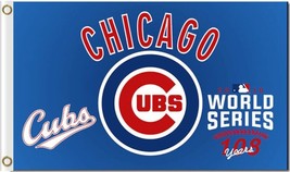 Chicago Cubs Flag 3x5ft Banner Polyester Baseball world series cubs014 - £12.78 GBP