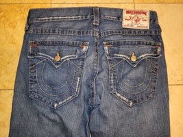  True Religion World Tour Joey Jeans 33x33 Medium Wash Flap Pocket - $43.65