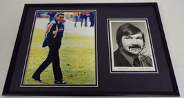 Coach Mike Ditka Signed Framed 12x18 Vintage Photo Set Middle Finger Bears - £102.86 GBP