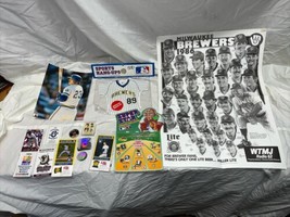 Vintage Milwaukee Brewers Memorabilia Collectible 14 pc LOT Robin Yount  Molitor - £39.97 GBP