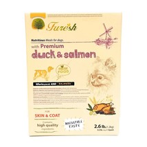 Furesh Dry Dog Food w/ Premium Duck &amp; Salmon, 2.6 lbs (Skin &amp; Coat) - 4 BOXES - £47.96 GBP