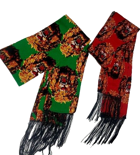 Fringed Isiagu Scarf Sash. Outfit Accessory For Men and Women