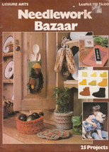 Leisure Arts Needlework Bazaar Crochet Pattern Leaflet 135 Crochet Mushr... - £3.84 GBP