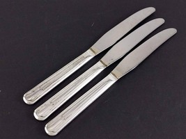 International LADY BETTY 3 French Solid Dinner Knives 8-1/2&quot; Silverplate... - £9.32 GBP