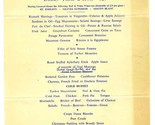 London Airport Restaurant Menu BOAC 1953 Dinner Table d&#39;Hote - $148.41