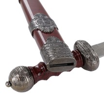 11.5" Roman Elite Etched Wave Pattern Gladius Pugio Dagger Sword with Scabbard  image 5