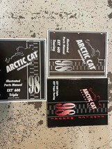 1998 Arctic Cat EXT Triple 600 Touring Service Shop Manual Set W Parts Catalog - £35.38 GBP