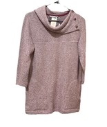 Christopher And Banks Sweater Women’s Size PS Cowl Next Button Sweater - $224.87 MXN