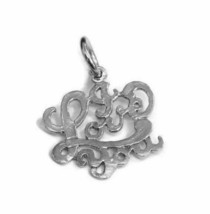 I Love You Charm Pendant .925 Sterling Silver - £9.59 GBP