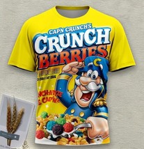 Men&#39;s Cap’n Crunch Crunchberries Short Sleeve T Shirt Size 2XL - $283.64 MXN