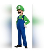 Luigi Super Mario Brothers Boys Costume Sz Med (5y)  - $26.66 CAD