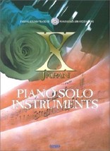 X Japan Piano Solo Instruments Sheet Music Score Book Visual J-Rock w/CD... - $46.33