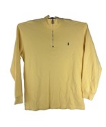 Polo Ralph Lauren Men&#39;s Yellow Big &amp; Tall Mock Pullover Sweatshirt Size LT - £54.50 GBP