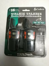 Cobra 16 mile 2 way Walkie Talkies weather Radio call alert - ACXT145 brand new - £16.63 GBP