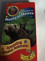 The Adventures Of Monty Moose-Amazing Alaska Animali (VHS, 1995) 5 Songs-Rare - £15.14 GBP
