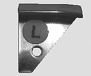 1978 Corvette Molding T Top Corner Stainless Steel Left - $32.62
