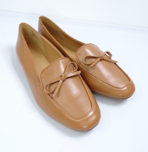 J. Crew Bow Tan Loafers Size 12 BJ247 Classic Style Office Academia Classic - £22.40 GBP